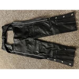 First Classic Leather Women's Pants XS Black
